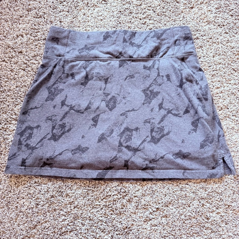 Pact Organic Cotton womens Skort Size medium, Gray & Black - Picture 6 of 7